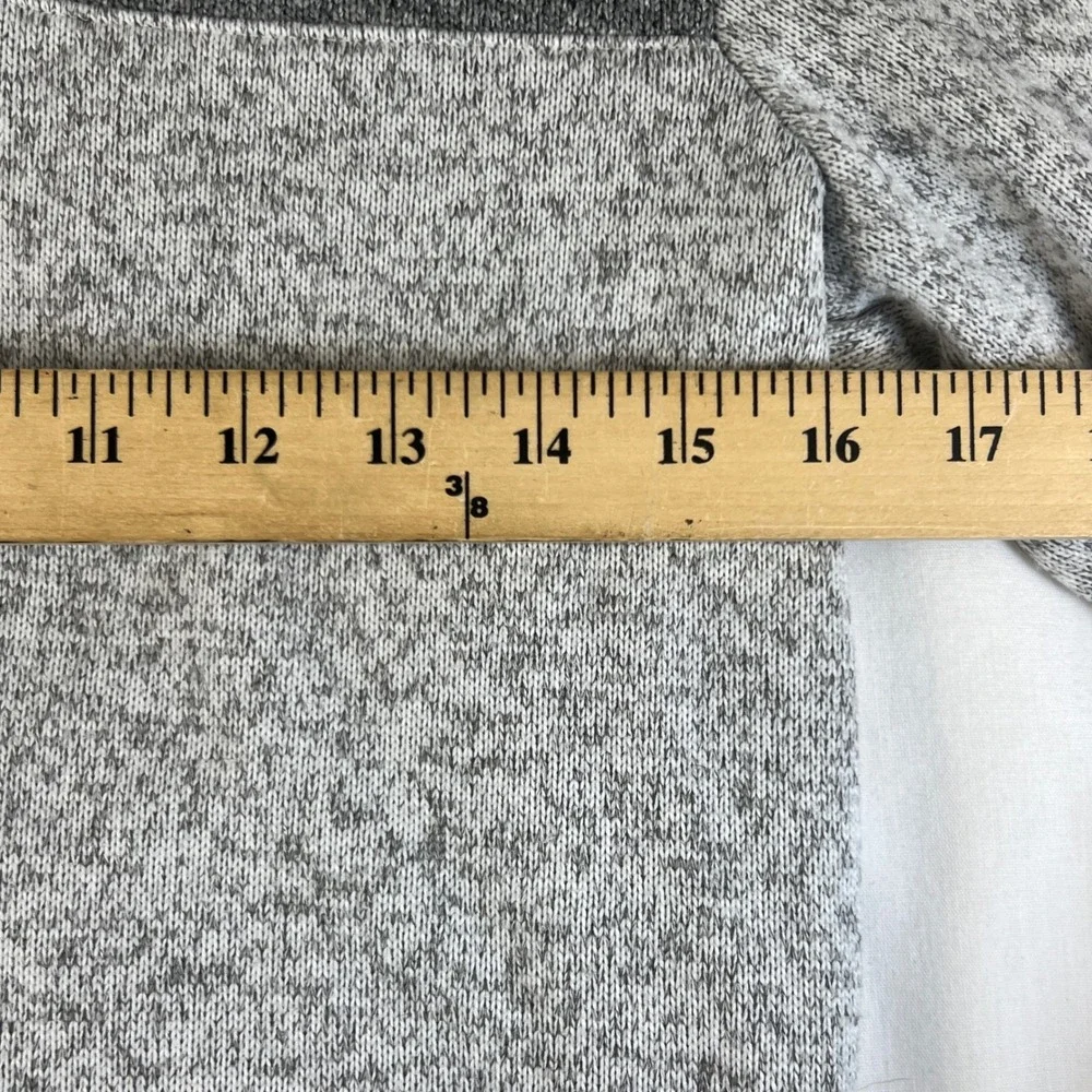 Old Navy Boys‎ Fleece Pullover Sweatshirt Gray Size L 10 12 Snap Neck Stretch